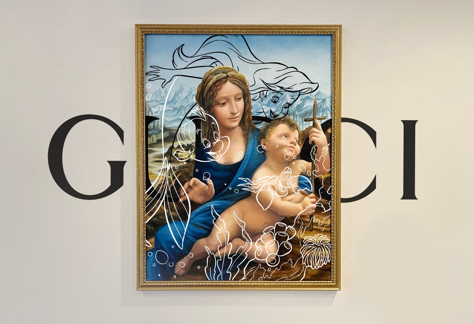 ヴィンテージ ポスター　GUCCI saltfineart + RAWsalt — Orlando Villatoro & Xhe | GUCCI (NEW GODS